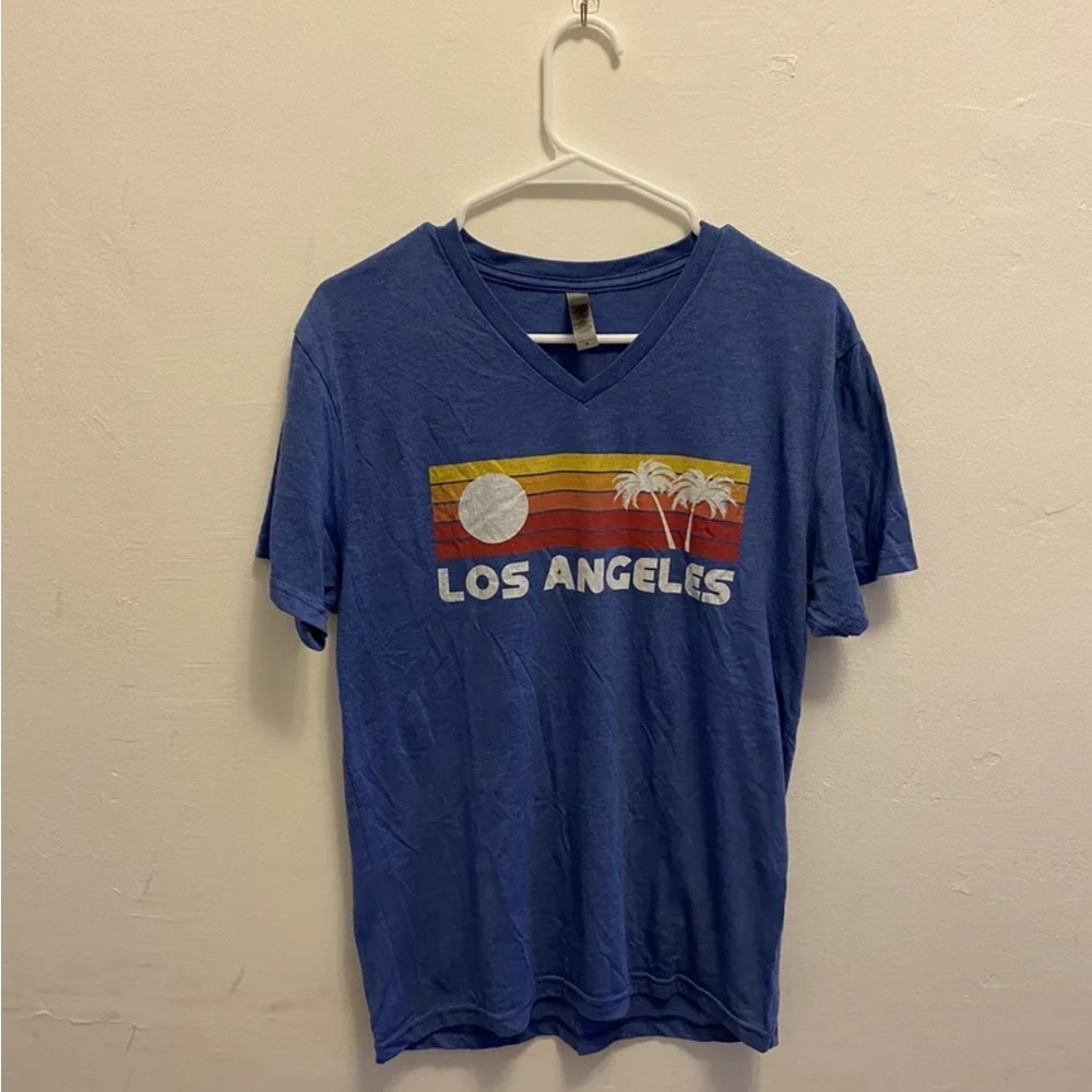 los angeles vintage blue t-shirt size M